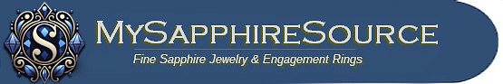 Fine Natural Sapphire Jewelry and Sapphire Engagement Rings set in Gold or Platinum- -MySapphireSource