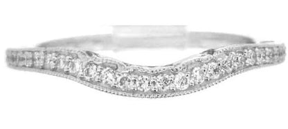 Contoured Diamond Band