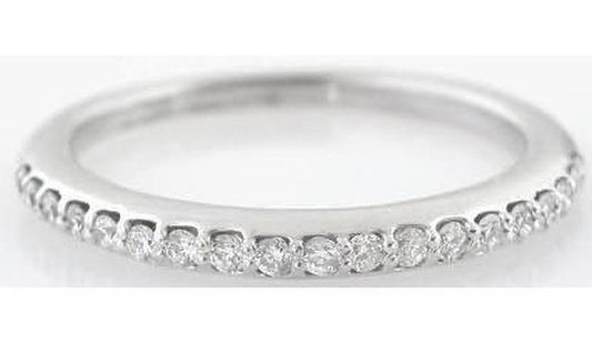 Natural sapphire ring in 14k white gold