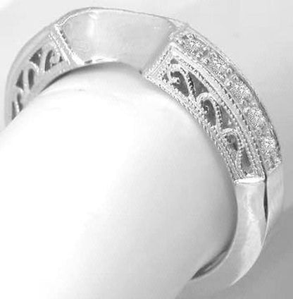 Contoured Diamond Ring