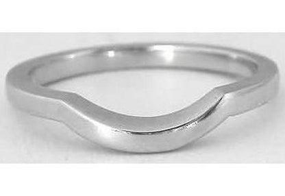 Natural sapphire ring in 14k white gold