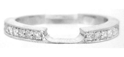 Natural sapphire ring in 18k white gold