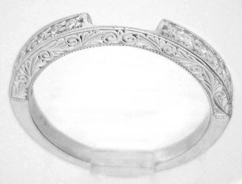 Vintage Diamond Wedding Band