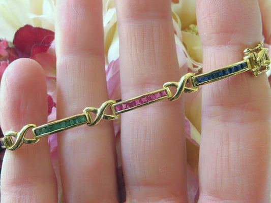 Emerald cut natural yellow sapphire ring in 14k yellow gold