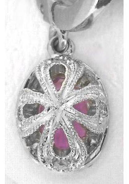 Pink Sapphire Earrings