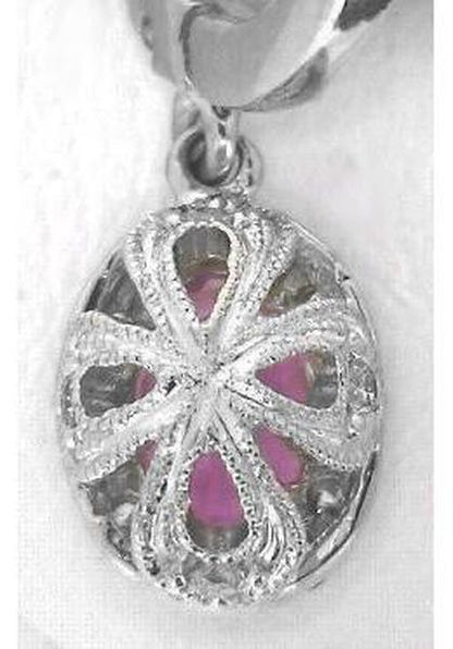 Pink Sapphire Earrings