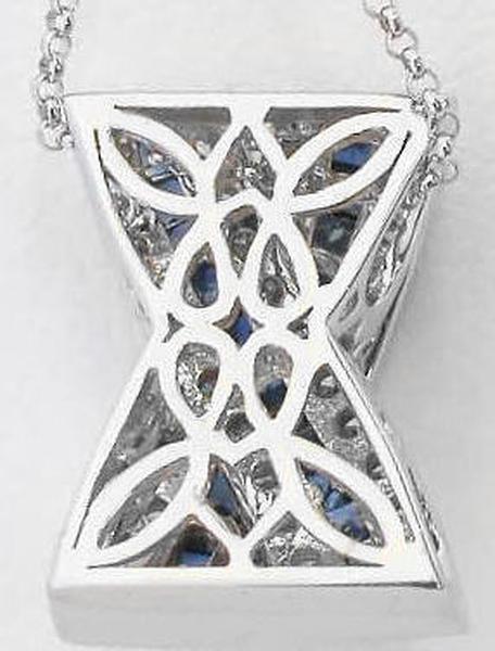 Filigree Sapphire Pendants