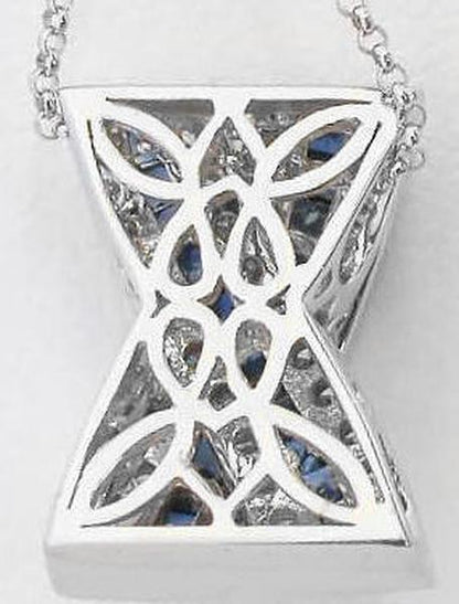 Filigree Sapphire Pendants