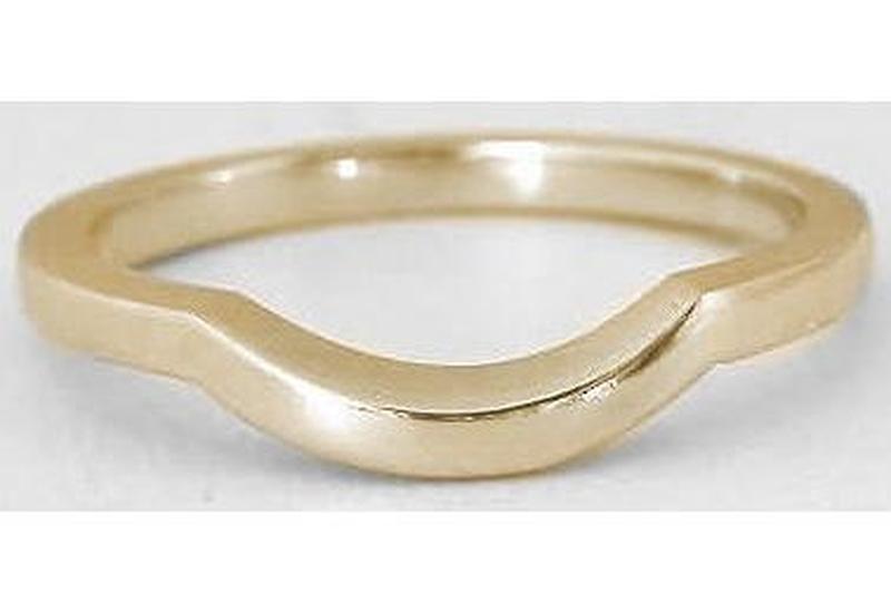 Natural yellow sapphire ring in 14k yellow gold