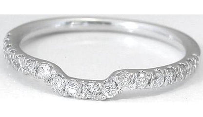 Natural sapphire ring in 14k white gold
