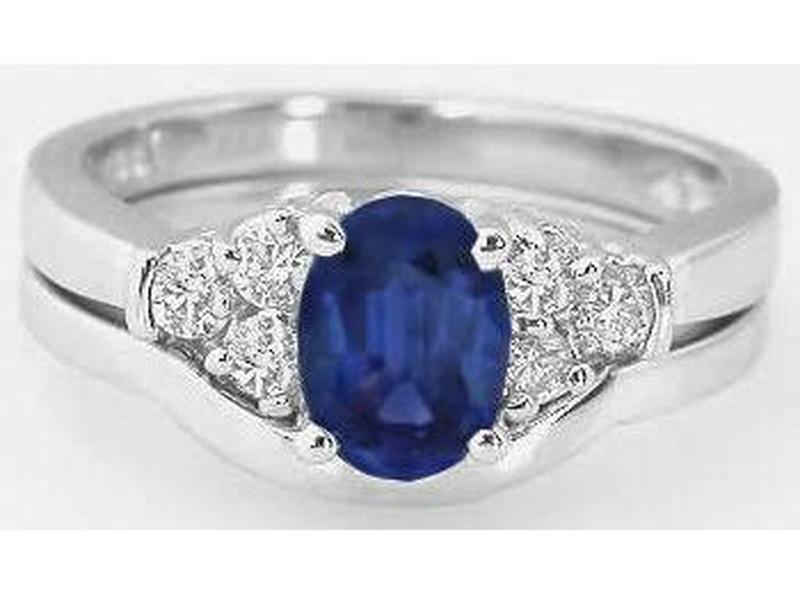 Sapphire Engagement Set