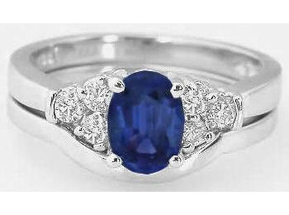 Sapphire Engagement Set