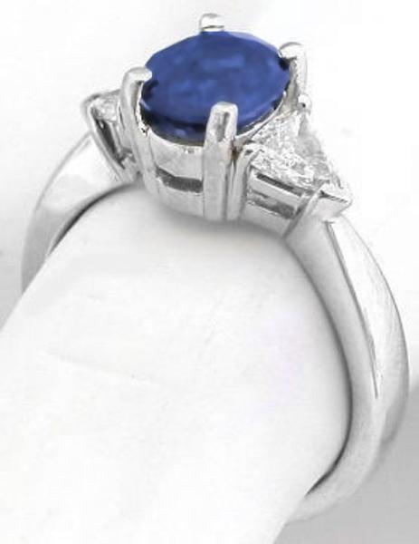 Platinum Sapphire Rings