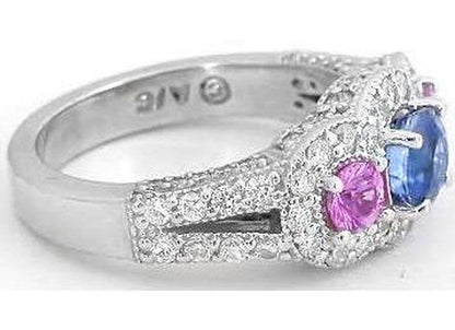 Shades of Sapphire Ring