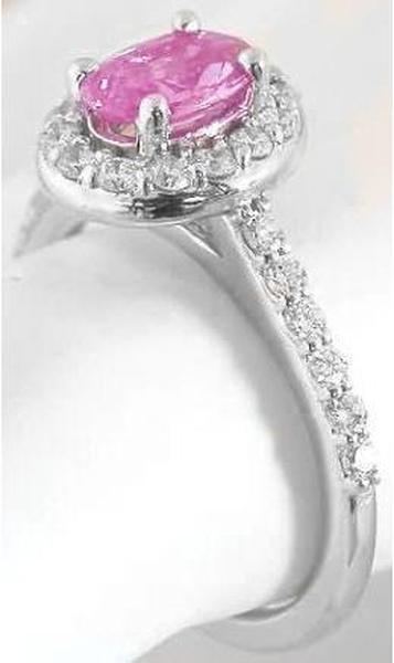 Pink Sapphire Ballerina Rings