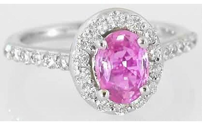 Pink Sapphire Engagement Rings