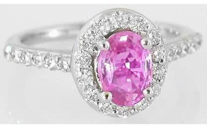 Pink Sapphire Engagement Rings