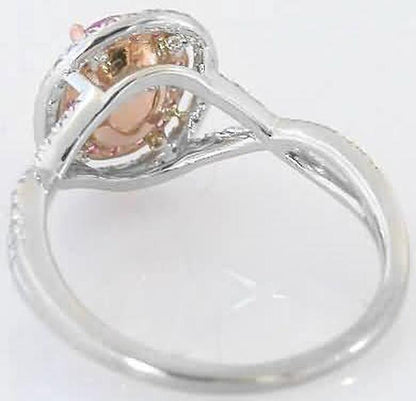 Pink Sapphire Rings Rose White Gold