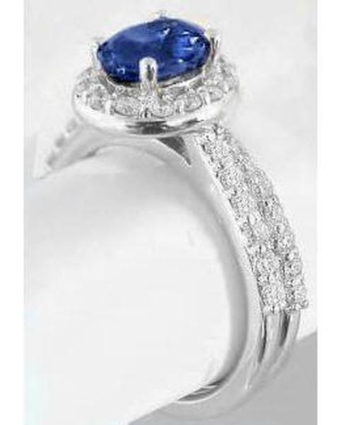 Blue Sapphire Wedding Rings