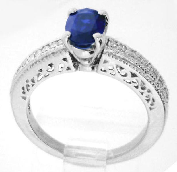 Sapphire Diamond Ring