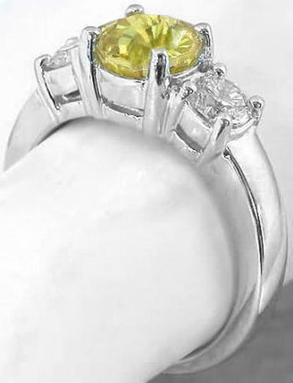Unheated Yellow Sapphire Rings