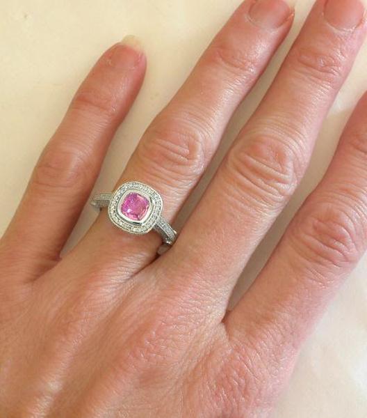 Sapphire Rings in platinum