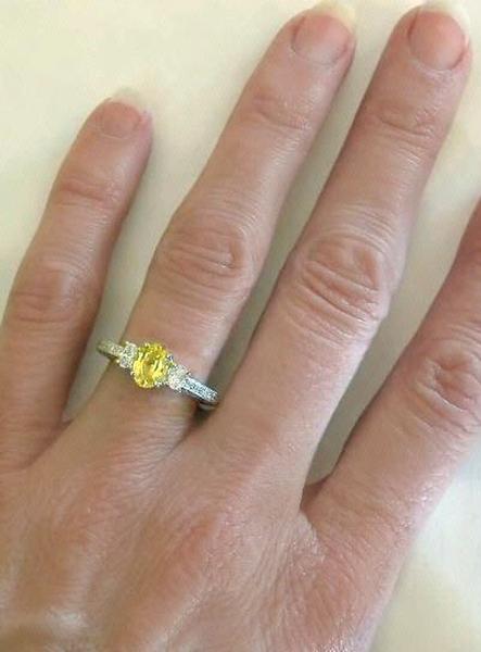 Antique Yellow Diamond Rings