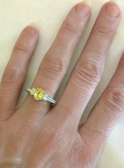 Antique Yellow Diamond Rings