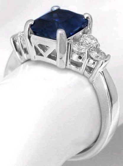 Sapphire and Diamond Rings