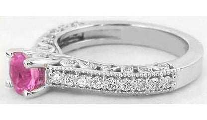 Bubble Gum Pink Sapphire Ring