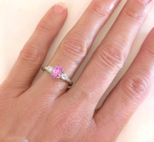Pink Sapphire Engagement Rings