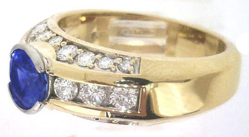 Vivid Sapphire Rings
