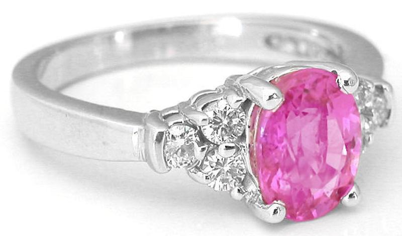Pink Sapphire Engagement Rings