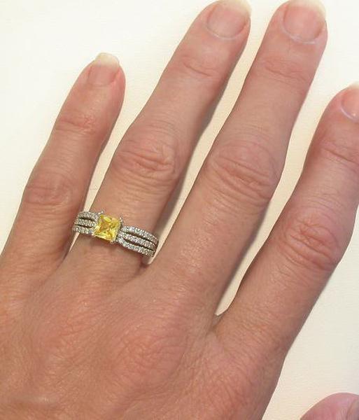 Yellow Sapphire Engagement Rings