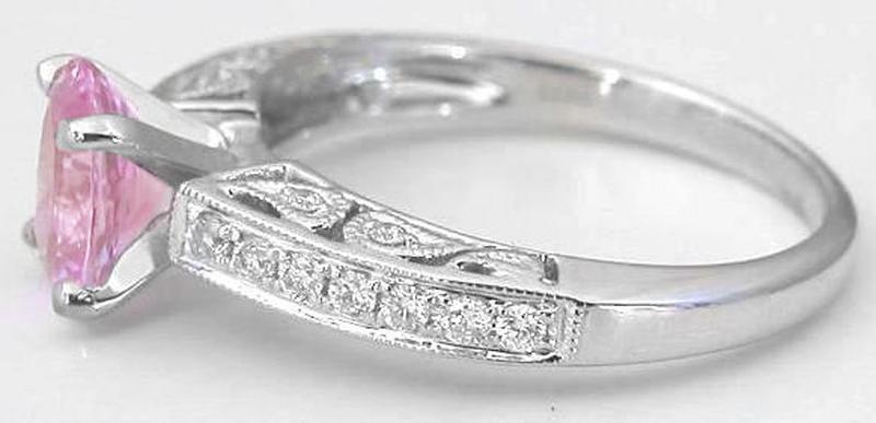 Elegant Pink Sapphire Ring