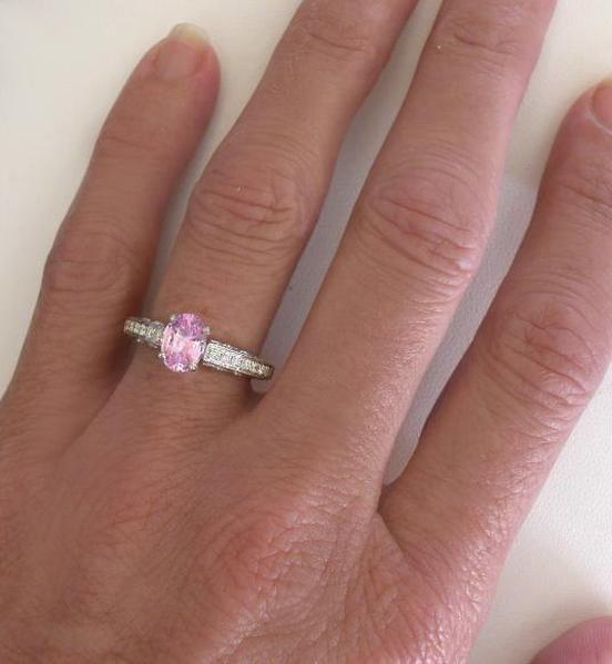 Pink Sapphire Engagement Rings