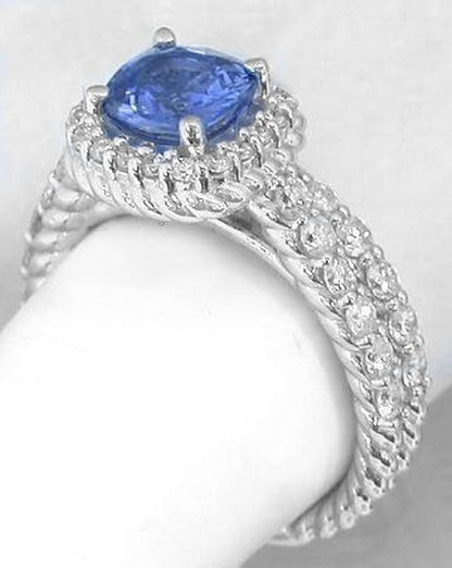 Natural Sapphire Engagement Rings