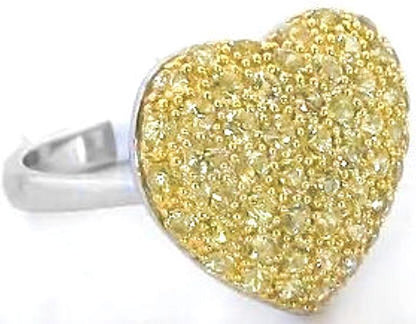 Natural Yellow Sapphire Ring