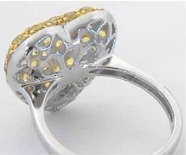 Heart Yellow Sapphire Ring