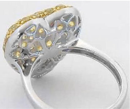 Heart Yellow Sapphire Ring