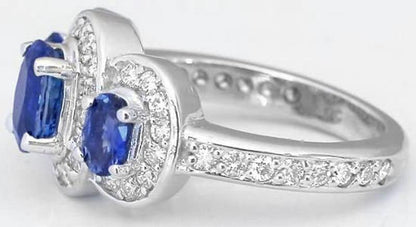 2 stone Sapphire Ring