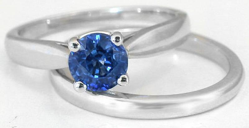 Sapphire Solitaire Rings