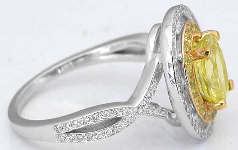 Custom Yellow Sapphire Ring