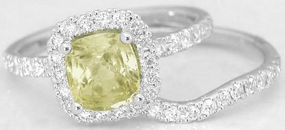 Engagement Rings with Yellow Sapphire