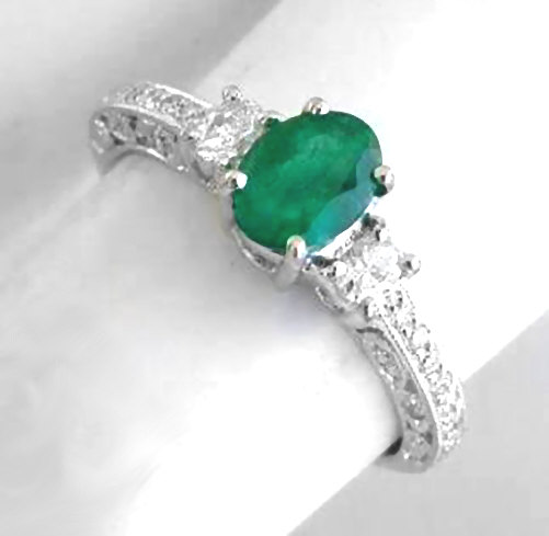Emerald Ring - Emerald Ring - Vintage 