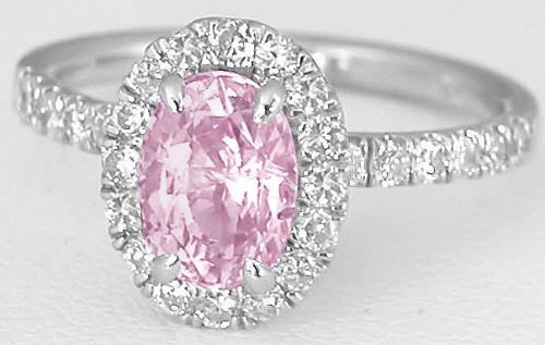 Very Light Pink Diamond and Diamond Ring | 1.11克拉 輕淡粉紅色鑽石 配 鑽石 戒指 |  Magnificent Jewels II | 2022 | Sotheby's