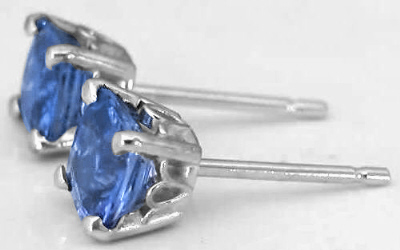 Cornflower blue deals sapphire earrings