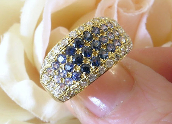 Fascinating Floral 18k Gold + Diamond Ring | Gold diamond rings, 18k yellow  gold ring, Gold diamond