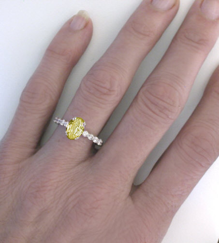 Pale yellow sapphire deals ring